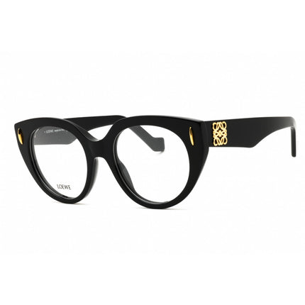 Loewe Women's Eyeglasses - Shiny Black Acetate Full Rim Cat Eye Frame | LW50081I 001 ,