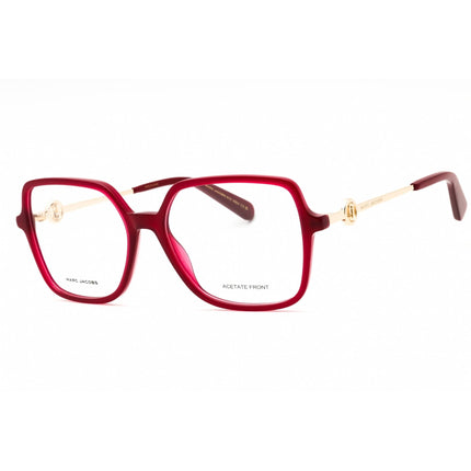 Marc Jacobs Women's Eyeglasses - Frosted Burgundy Plastic Oversized | MARC 691 0LHF 00 ,