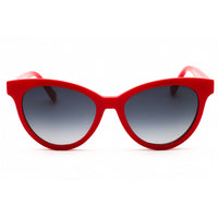 Moschino Love Women's Sunglasses - Red Plastic Full Rim Cat Eye | MOL051/CS 0C9A 9O ,