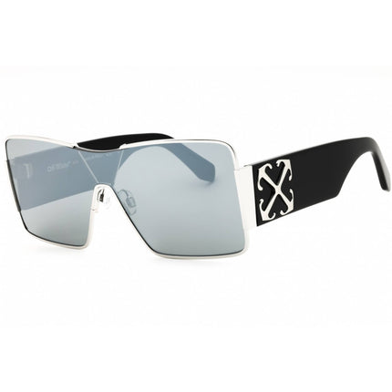 Off-White Unisex Sunglasses - Silver Metal Shield Frame | ASPEN OERI14GS25MET0017272 ,