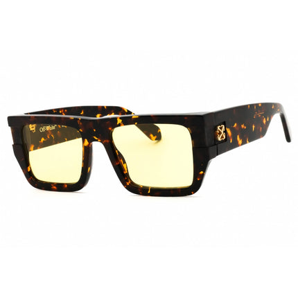 Off-White Unisex Sunglasses - Havana Rectangular Frame | CHESTER OERI149S25PLA0016062 ,