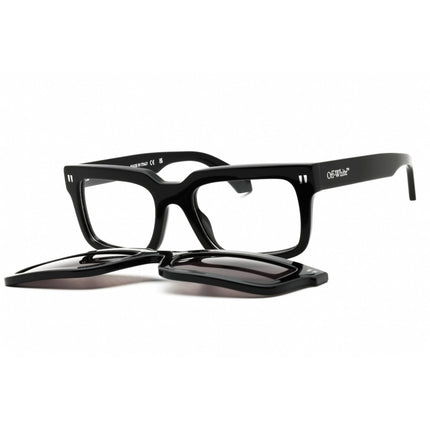 Off-White Unisex Sunglasses - Black/Logo Silver Frame | CLIP ON2 OERI130C99PLA0011007 ,