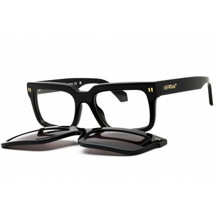 Off-White Unisex Sunglasses - Black/Logo Gold Frame | CLIP ON2 OERI130C99PLA0011307 ,