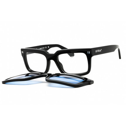 Off-White Unisex Sunglasses - Black Rectangular Frame | CLIP ON2 OERI130C99PLA0011045 ,