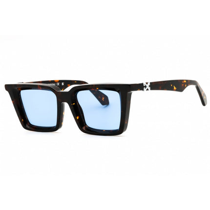 Off-White Unisex Sunglasses - Havana Acetate Rectangular | DALTON OERI13US25PLA0016045 ,