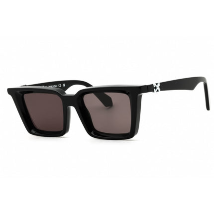Off-White Unisex Sunglasses - Black Acetate Rectangular | DALTON OERI13US25PLA0011007 ,