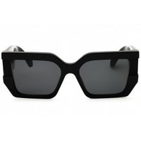 Off-White Unisex Sunglasses - Black Plastic Rectangular | DOVER OERI148S25PLA0011007 ,