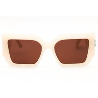 Off-White Unisex Sunglasses - Beige Plastic Rectangular | DOVER OERI148S25PLA0016164 ,