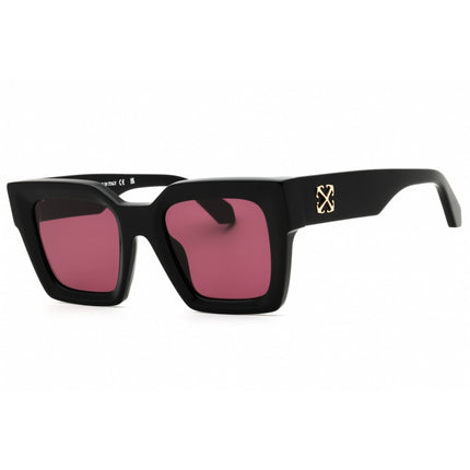 Off-White Unisex Sunglasses - Black Plastic Rectangular | JACKSON OERI13IC99PLA0011028 ,