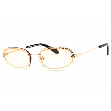 Off-White Women's Sunglasses - Gold Metal Full Rim Oval | MIAMI OERI13MC99MET001766E ,