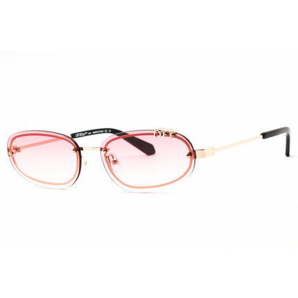Off-White Women's Sunglasses - Gold Metal Full Rim Oval | MIAMI OERI13MC99MET0017627 ,