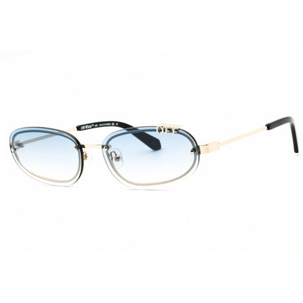Off-White Women's Sunglasses - Gold Metal Full Rim Oval | MIAMI OERI13MC99MET0017642 ,