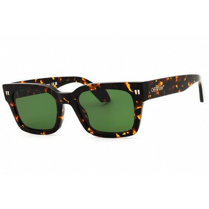 Off-White Unisex Sunglasses - Havana Rectangular Frame | MIDLAND OERI108C99PLA0016E55 ,