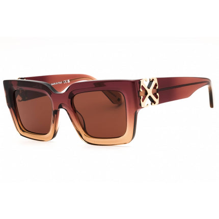 Off-White Women's Sunglasses - Brown Lens Rectangular | MYSTIC OERI14DS25PLA002316E ,