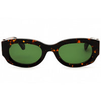 Off-White Women's Sunglasses - Havana Plastic Oval Frame | PALMER OERI14ES25PLA0016055 ,