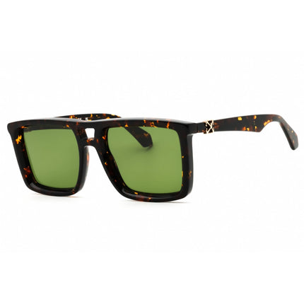 Off-White Unisex Sunglasses - Havana Acetate Square | STRATFORD OERI13WS25PLA0016055 ,