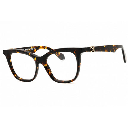 Off-White Women's Eyeglasses - Havana Plastic Cat Eye | STYLE 7T OERJ07TS25PLA0016000 ,
