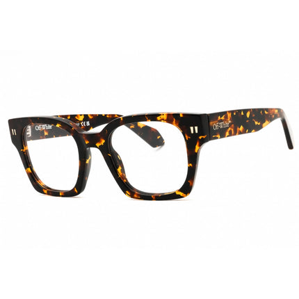 Off-White Men's Eyeglasses - Havana Rectangular Frame | STYLE 7U OERJ07US25PLA0016000 ,