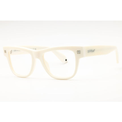 Off-White Unisex Eyeglasses - White Rectangular Frame | STYLE 7W OERJ07WS25PLA0010100 ,