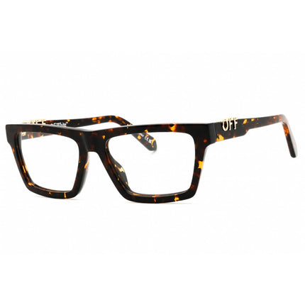 Off-White Men's Eyeglasses - Havana Rectangular Frame | STYLE 7B OERJ07BC99PLA0016000 ,