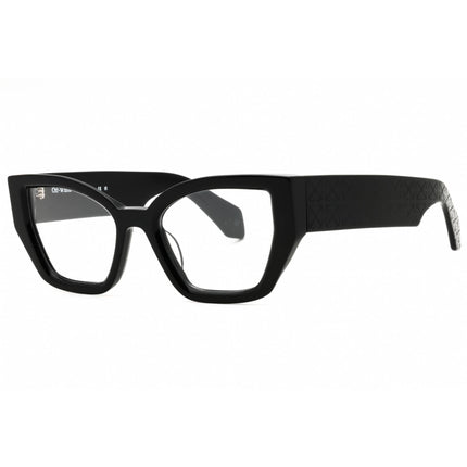 Off-White Women's Eyeglasses - Black Acetate Cat Eye | STYLE 7Q OERJ07QS25PLA0011000 ,
