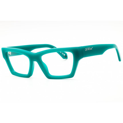 Off-White Unisex Eyeglasses - Teal Blue Cat Eye Frame | STYLE 7X OERJ07XS25PLA0015900 ,