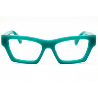 Off-White Unisex Eyeglasses - Teal Blue Cat Eye Frame | STYLE 7X OERJ07XS25PLA0015900 ,