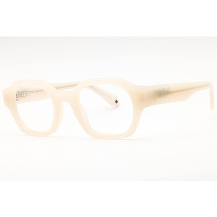 Off-White Unisex Eyeglasses - Beige Acetate Round | STYLE 7Y OERJ07YS25PLA0016100 ,