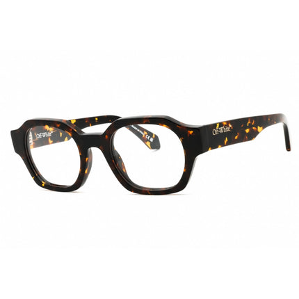 Off-White Unisex Eyeglasses - Havana Full Rim Round | STYLE 7Y OERJ07YS25PLA0016000 ,