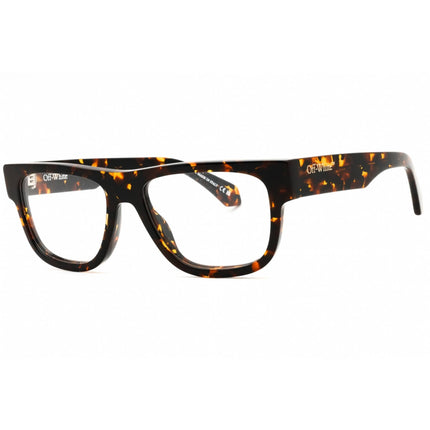 Off-White Unisex Eyeglasses - Havana Full Rim Frame | STYLE 7Z OERJ07ZS25PLA0016000 ,