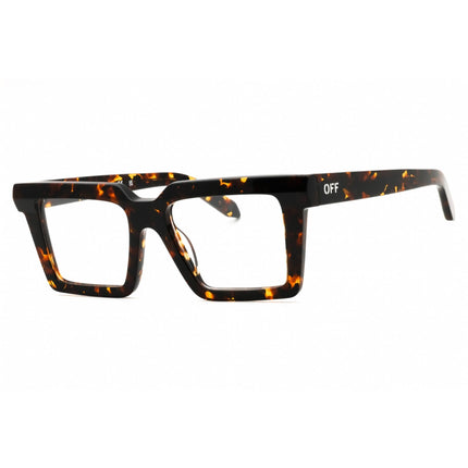 Off-White Unisex Eyeglasses - Havana Full Rim Frame | STYLE 82 OERJ082S25PLA0016000 ,