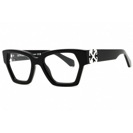 Off-White Women's Eyeglasses - Black Acetate Cat Eye | STYLE 8F OERJ08FS25PLA0011000 ,