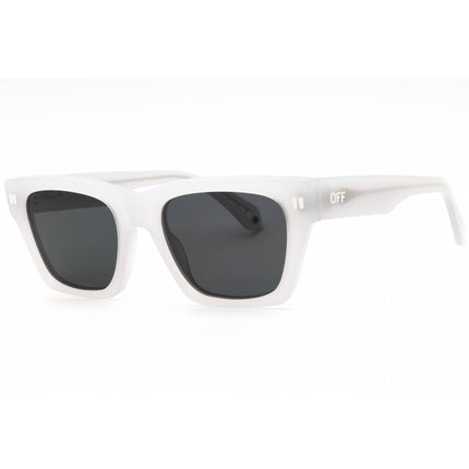 Off-White Unisex Sunglasses - Grey Acetate Rectangular | VALDEZ OERI13XS25PLA0010907 ,