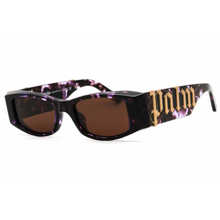 Palm Angels Unisex Sunglasses - Havana Purple Cat Eye | ANGEL PERI007C99PLA0013464 ,