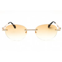Palm Angels Unisex Sunglasses - Gold Metal Oval Frame | CRYSTAL PERI10HS25MET0017622 ,