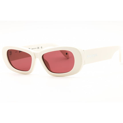 Palm Angels Women's Sunglasses - White Plastic Oval Frame | DANA PERI107S25PLA0010125 ,