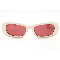 Palm Angels Women's Sunglasses - White Plastic Oval Frame | DANA PERI107S25PLA0010125 ,