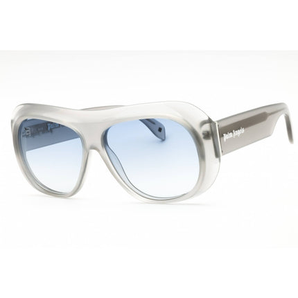 Palm Angels Unisex Sunglasses - Grey Acetate Round Frame | ELFIN PERI103S25PLA0010942 ,