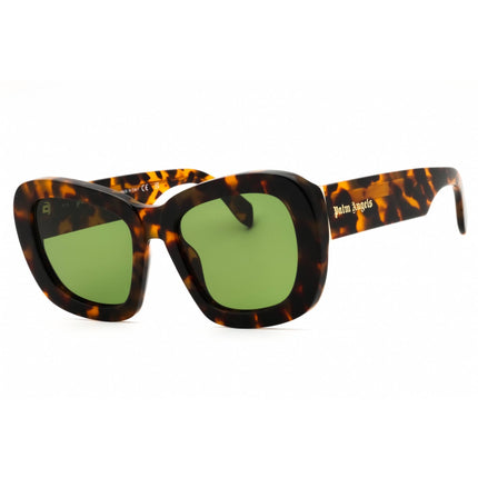 Palm Angels Women's Sunglasses - Havana Full Rim Cat Eye | MOON PERI106S25PLA0016055 ,