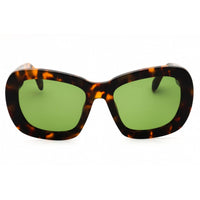 Palm Angels Women's Sunglasses - Havana Full Rim Cat Eye | MOON PERI106S25PLA0016055 ,