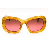 Palm Angels Women's Sunglasses - White Havana Cat Eye | MOON PERI106S25PLA0012485 ,