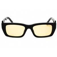 Palm Angels Unisex Sunglasses - Black Acetate Rectangular | PALM PERI002C99PLA0011018 ,