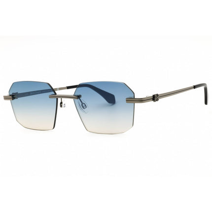 Palm Angels Unisex Sunglasses - Gunmetal Metal Geometric | QUARTZ PERI10GS25MET0011007 ,