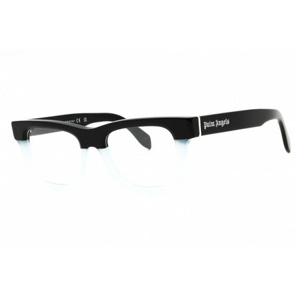 Palm Angels Unisex Eyeglasses - Black Light Blue Frame | STYLE 12 PERJ012S25PLA0014000 ,
