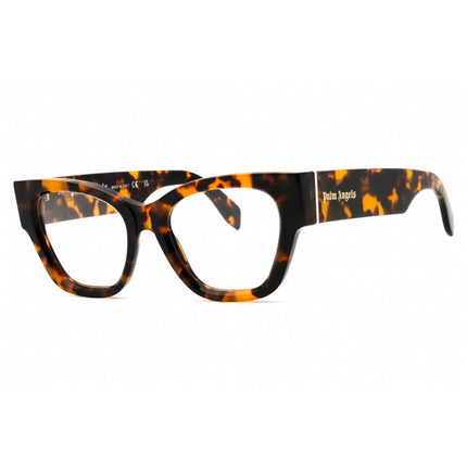 Palm Angels Women's Eyeglasses - Havana Cat Eye Frame | STYLE 15 PERJ015S25PLA0016000 ,