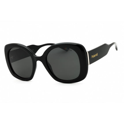 Polaroid Core Women's Sunglasses - Black Plastic Oversized Frame | PLD 6190/S 0807 M9 ,
