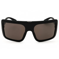 Police Unisex Sunglasses - Shiny Crystal Matt Black Plastic Oversized | SPLF62M 07V4 ,
