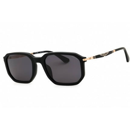 Police Unisex Sunglasses - Matt Black Acetate Full Rim Geometric Frame | SPLF67M 703P ,