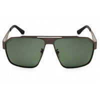 Police Men's Sunglasses - Semi Matt Total Satin Gunmetal Metal Aviator | SPLL08M I47P ,