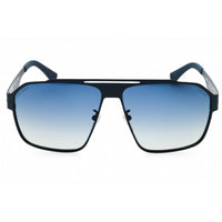 Police Men's Sunglasses - Matt Full Blue Metal Full Rim Aviator Frame | SPLL08M S72P ,